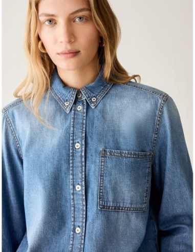 Camicia boxy fit in denim Penny Black – Blue jeans - foto 4