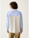 Camicia in cotone con ricami Penny Black – Azzurro