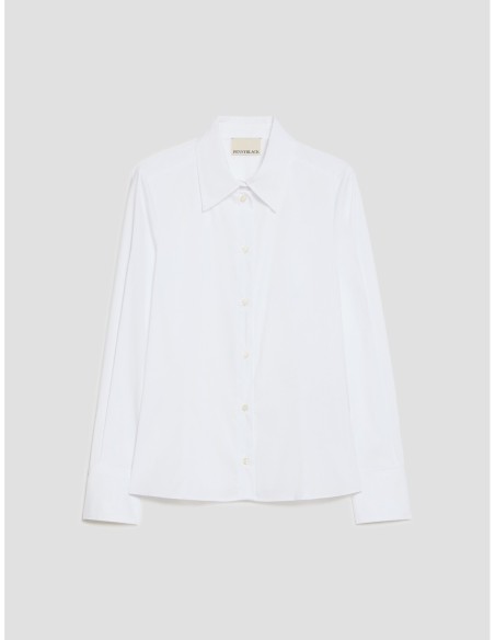 Camicia slim fit in popeline Penny Black – Bianco - foto 2