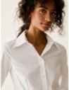 Camicia slim fit in popeline Penny Black – Bianco