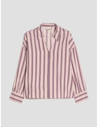 Blusa in twill fluido Penny Black – Rosa - foto 2