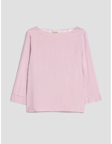 Blusa in twill fluido Penny Black – Lilla - foto 2