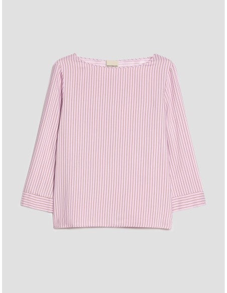 Blusa in twill fluido Penny Black – Lilla - foto 2