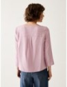 Blusa in twill fluido Penny Black – Lilla