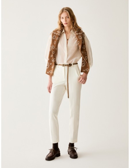 Pantaloni slim fit Penny Black – Bianco - foto 1