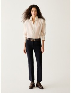 Pantaloni mini-flare fit Penny Black – Blu - foto 1
