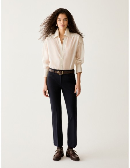 Pantaloni mini-flare fit Penny Black – Blu - foto 1