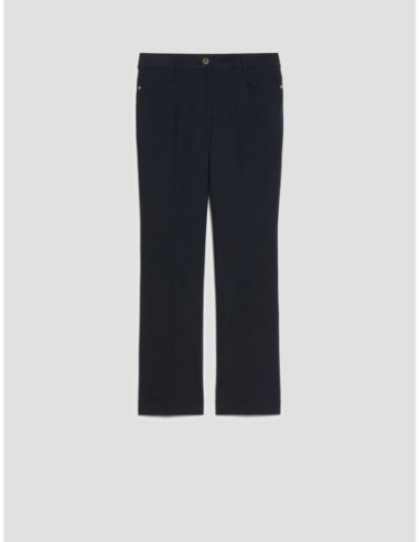 Pantaloni mini-flare fit Penny Black – Blu - foto 2