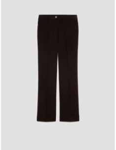 Pantaloni mini-flare fit Penny Black – Testa di moro - foto 1 2