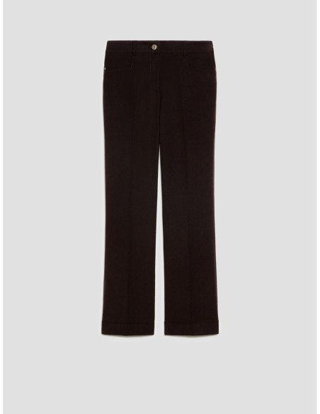 Pantaloni mini-flare fit Penny Black – Testa di moro - foto 2