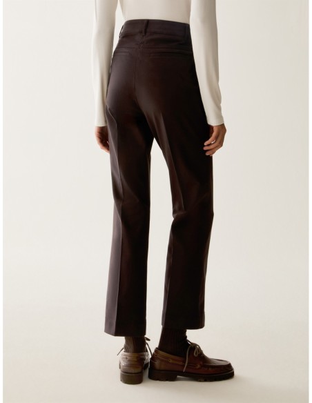 Pantaloni mini-flare fit Penny Black – Testa di moro - foto 3