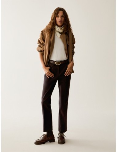 Pantaloni mini-flare fit Penny Black – Testa di moro - foto 5