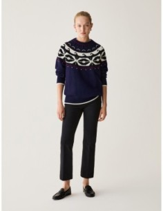 Pantaloni mini-flare fit Penny Black – Nero - foto 1