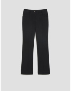 Pantaloni mini-flare fit Penny Black – Nero - foto 1 2