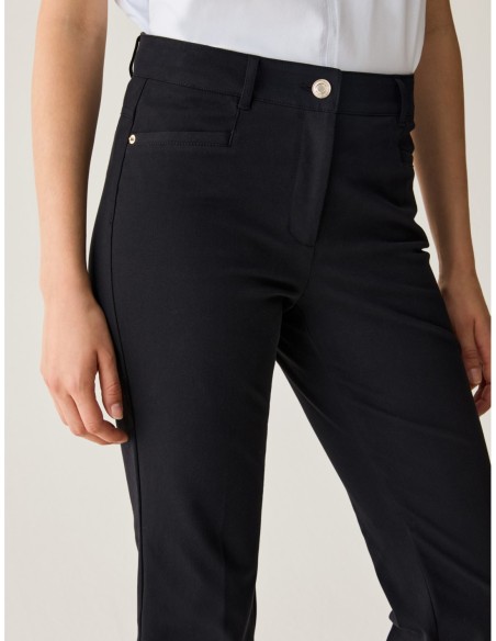 Pantaloni mini-flare fit Penny Black – Nero - foto 4