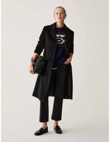 Pantaloni mini-flare fit Penny Black – Nero - foto 5