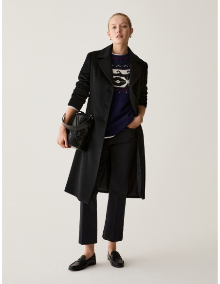 Pantaloni mini-flare fit Penny Black – Nero - foto 5