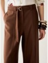 Pantaloni ampi con spacchi Penny Black – Tabacco Pantaloni ampi con spacchi Penny Black – Tabacco