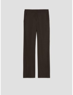 Pantaloni con dettagli in raso Penny Black – Testa di moro - foto 1 2