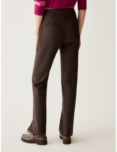 Pantaloni con dettagli in raso Penny Black – Testa di moro - foto 3