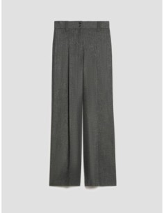 Pantaloni a microfantasia lamé Penny Black – Peltro - foto 1 2