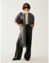 Pantaloni a microfantasia lamé Penny Black – Peltro
