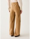 Pantaloni cargo in raso di cotone Penny Black – Cammello Pantaloni cargo in raso di cotone Penny Black – Cammello