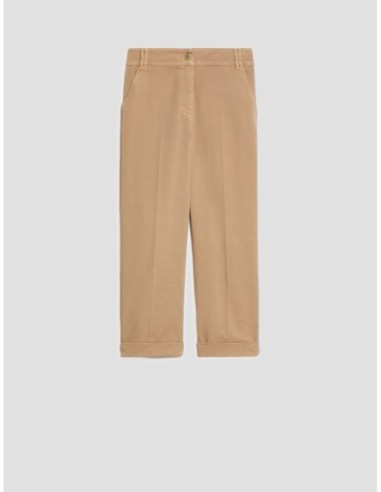Pantaloni carrot fit in cotone Penny Black – Cammello - foto 2