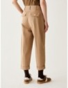 Pantaloni carrot fit in cotone Penny Black – Cammello