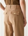 Pantaloni carrot fit in cotone Penny Black – Cammello