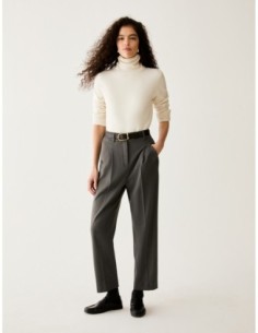Pantaloni carrot fit sartoriali Penny Black – Grigio - foto 1