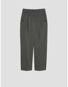 Pantaloni carrot fit sartoriali Penny Black – Grigio - foto 1 2