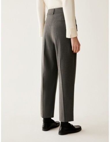 Pantaloni carrot fit sartoriali Penny Black – Grigio - foto 3