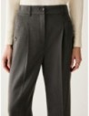 Pantaloni carrot fit sartoriali Penny Black – Grigio