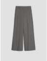 Pantaloni ampi a disegno gessato Penny Black – Grigio