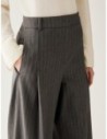 Pantaloni ampi a disegno gessato Penny Black – Grigio