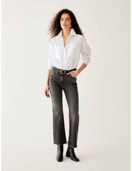 Jeans mini-flare fit Penny Black – Grigio - foto 1