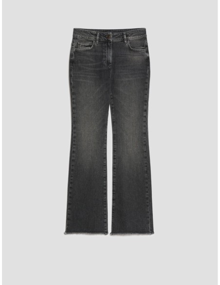 Jeans mini-flare fit Penny Black – Grigio - foto 2