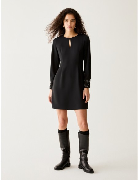 Abito tubino con ricami bijou Penny Black – Nero - foto 1