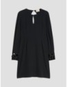 Abito tubino con ricami bijou Penny Black – Nero
