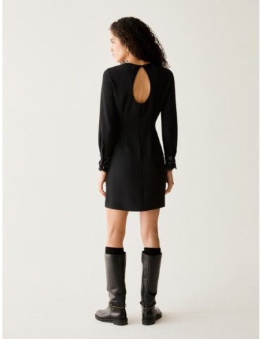 Abito tubino con ricami bijou Penny Black – Nero - foto 3