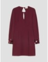 Abito tubino con ricami bijou Penny Black – Bordeaux