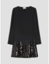 Shift dress con paillettes Penny Black – Nero
