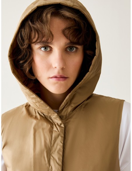 Gilet imbottito antigoccia Penny Black – Cammello - foto 4