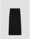 Gonna in maglia a coste Penny Black – Nero