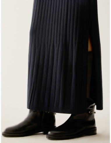 Gonna in maglia a coste Penny Black – Nero - foto 4