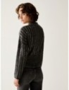 Maglia con ricami di paillettes Penny Black – Grigio