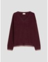 Maglia con micro-paillettes Penny Black – Bordeaux