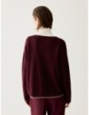 Maglia con micro-paillettes Penny Black – Bordeaux