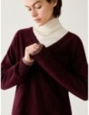 Maglia con micro-paillettes Penny Black – Bordeaux